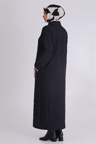 behrem Veka Plus Size Hijab Snap Fastener Quilted Ferace 2820