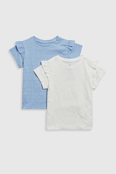 MOTHERCARE Pointelle T-Shirts - 2 Pack