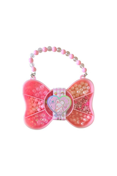 OEM Set margele pentru bratari, 6 cutii fundita, multicolor, 17x13cm