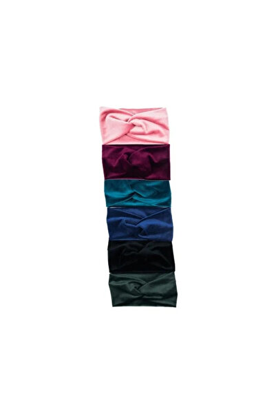 OEM Set of 12 velvet headbands, multicolor, 12 pieces