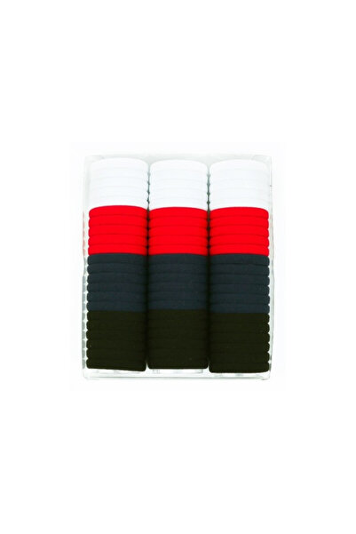 OEM Set de 66 elastice medii de păr, multicolor, 0.7x4x4cm