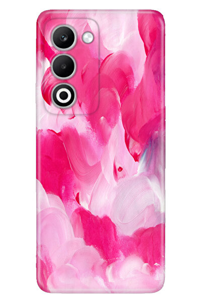 OPPO A5 5G Kılıf Tema Art Desenli Baskılı Silikon Pinking