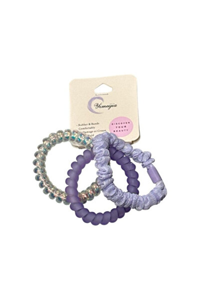 OEM Set elastice de păr spiralate, multicolor, 36 buc, rezistente, flexibile