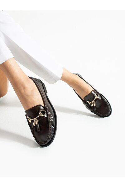 ALEMDAR AYAKKABI GROVE Кава Тока Деталь Жіночі лофери