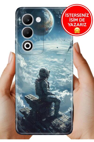 OPPO A5 5G Kılıf Kapak Silikon Cover Case Galaksi Manzara