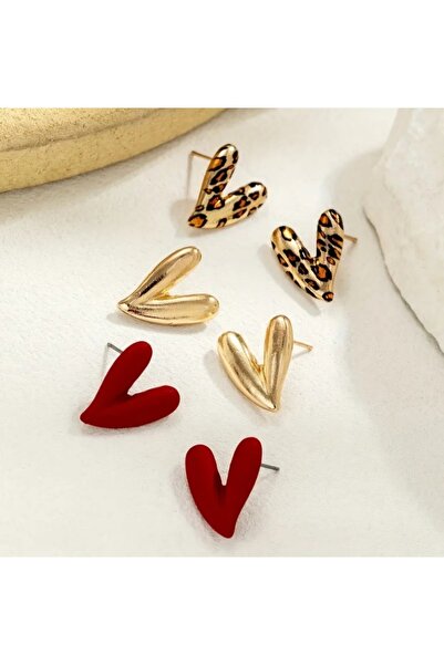 DRECCEX 3 Çift Kadın Küpe Hediyelik