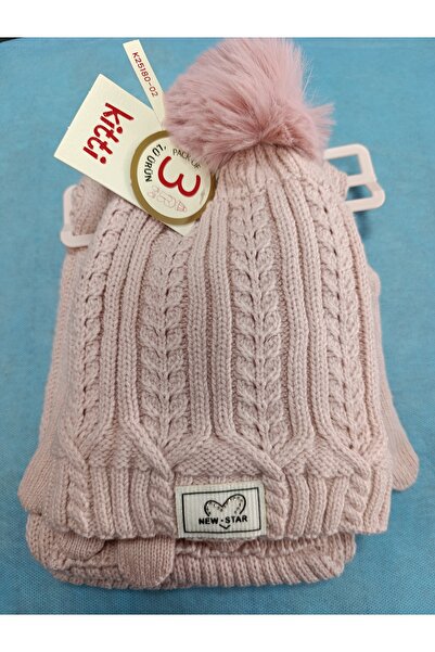 Kitti ATKI BERE ELDİVEN 3'LÜ SET İÇİ POLARLI