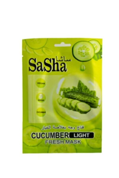 SASHA 6 Pieces Refreshing Face Mask with Light Cucumber Extract