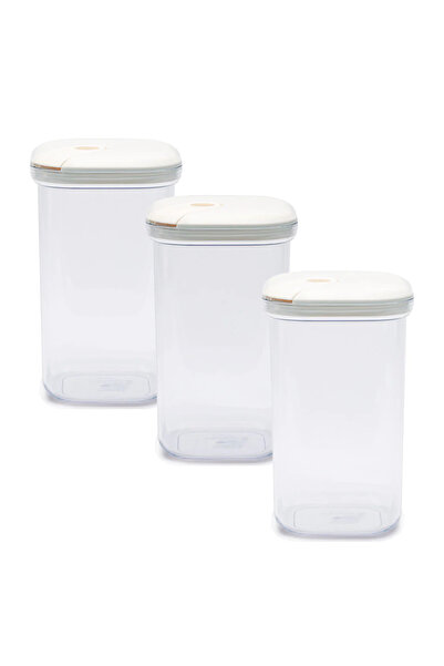 CooknKeep Pull Box Jar 1.5L Set of 3