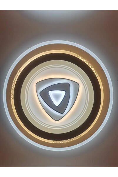 EY-EL TASARIM 960-2 PLAFONYER LED AVİZE 3 Renk Işık Modlu (Beyaz / Sarı / Gün Işığı)