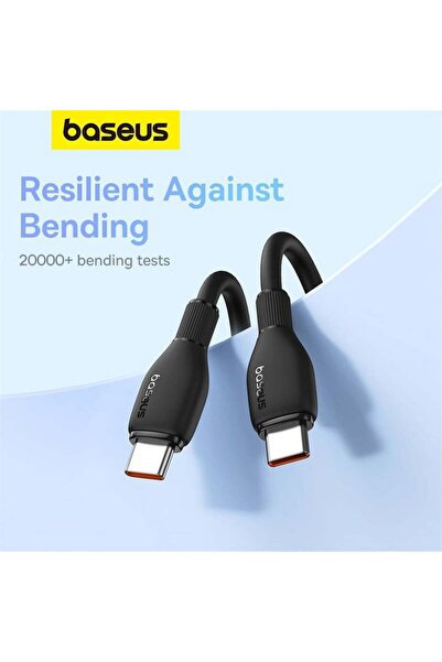 Baseus Baseus - Type-C to Type-C Cable 1.2m 100W Black