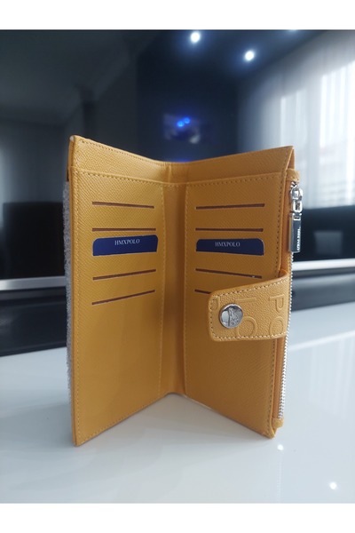 Polo Rose Yellow Wallet (with Phone Compartment)