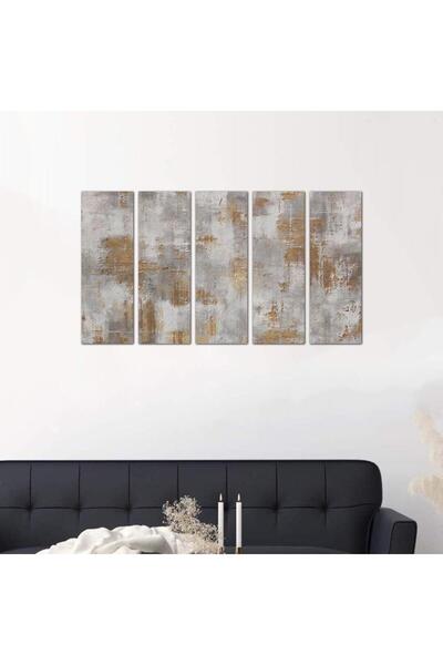 Generic Modern abstract art wall panel - 24519 - divided into five equal pieces