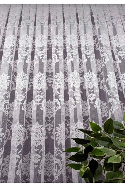 Dekor Perde home Ütü İstemez Örme Damaks Desen Orta Pileli Tül Perde Her Oday...