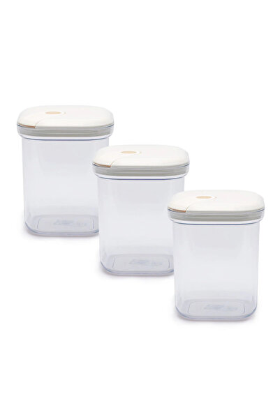 CooknKeep Pull Box Jar 1L Set of 3