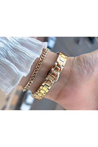 Raymond 2 Yıl Garantili Çelik Kasa Ve Kordon Kararma Renk Atma Yapmaz 5 Atm Kadın Kol Saati 211699.2