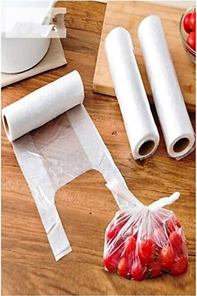 maycup Rulo Hışır Atlet Poşet Küçük Boy 200'lü 4 Adet Şeffaf