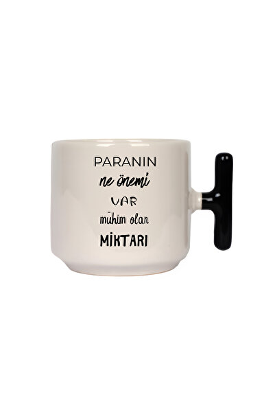 baskigo.com What's the Point of Money? It's the Amount That Matters - Latte Cup - Gift Ceramic Mug