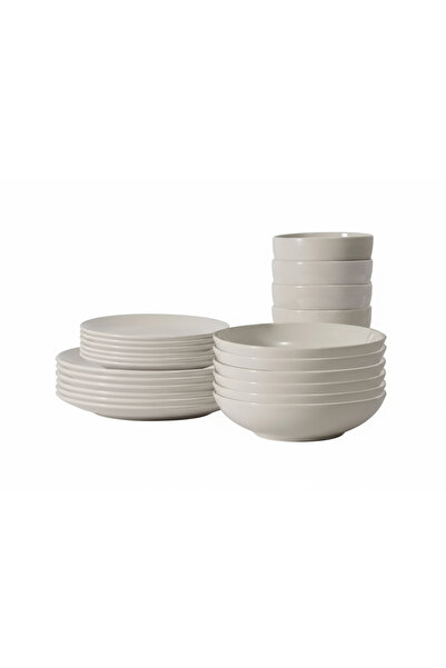 Rissa Porcelain Dinner Set, Made up of 24-Piece Beige. / 119846