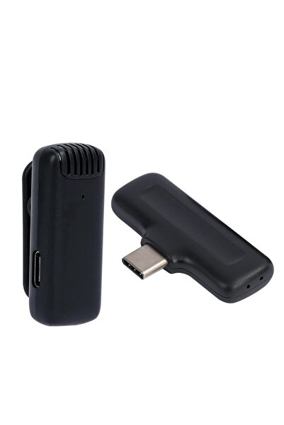 Genel Markalar J13 Kablosuz 2in1 Taşınabilir Mini Yaka Mikrofonu Canlı Yayın Podcast Röportaj