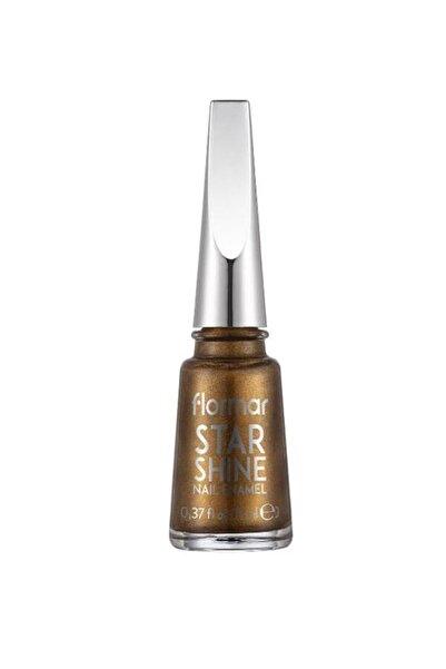 Flormar Star Shine Yüksek Pigmentli & Parlak Bitişli Metalik Oje (Gold)