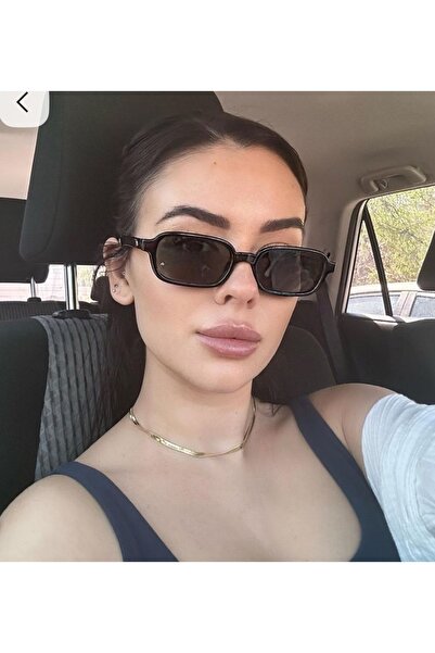 ZENIT نظارات شمسية نسائية مربعة سوداء من بريكسوا مع حماية من الأشعة فوق البنف...