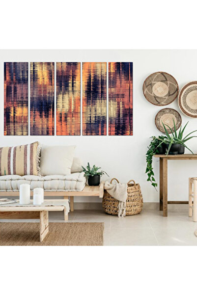 Generic Wall panel - Abstract art (blurred vision) - 21004 - divided into five equal pieces