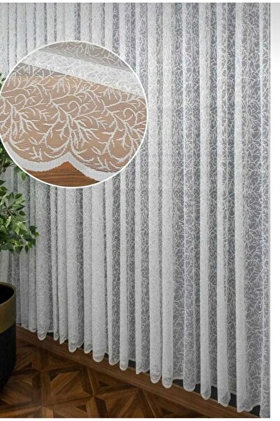 Dekor Perde home Ütü İstemez Örme Pati Desen Orta Pileli Tül Perde Her Odaya ...