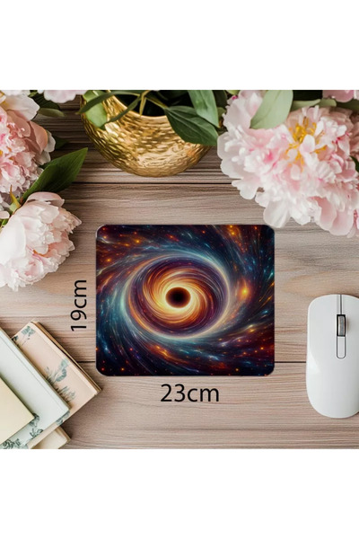 Wisdom Rain لوحة ماوس كوزميك ممتصة للنجوم - 19 × 23 سم 2 مم مستطيلة مطبوعة مستوردة