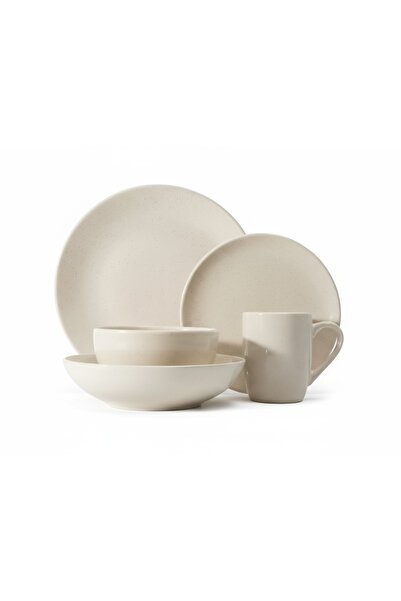 Rissa Porcelain Dinner Set, Made up of 30-Piece Beige. / 119850