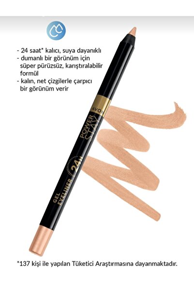 AVON GOZ KALEMİ. NUDE.