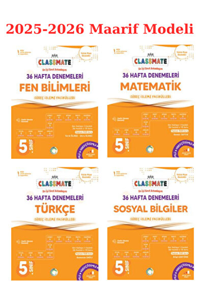 Okyanus Yayınları Okyanus 5. Sınıf Classmate Türkçe-Matematik-Sosyal-Fen 36 H...