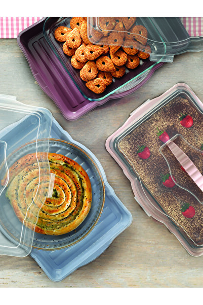 Aghilo Cake Borcam Transport Container – Cake and Serving Box with Lid