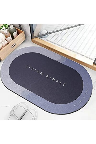 OEM Covoraș de baie super absorbant, uscare rapidă, antiderapant, microfibră 58x38 cm