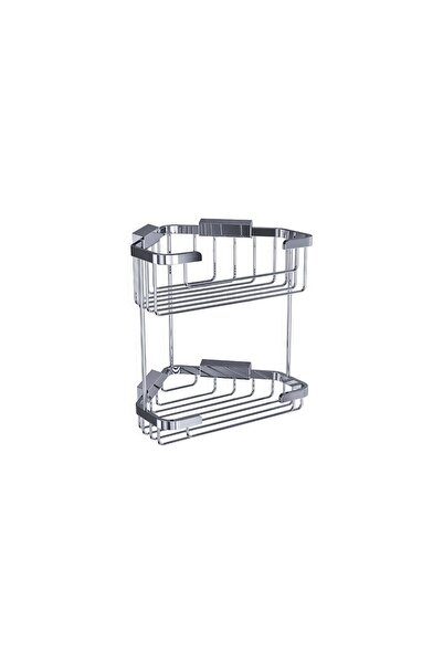 Bocchi 3050-0011 KROM TEL SABUNLUK MALZEMELİK KÖŞE İKİLİ KROM