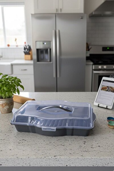 Aghilo Cake Borcam Transport Container – Cake and Serving Box with Lid