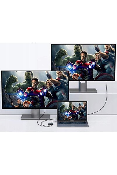 Other ADAPTOR HUB USB-C 2x HDMI 4k