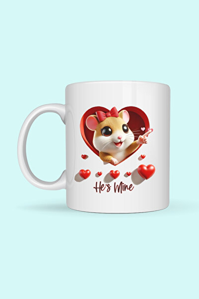 giftkonsept Cute Hamster Design Couple Mug Set
