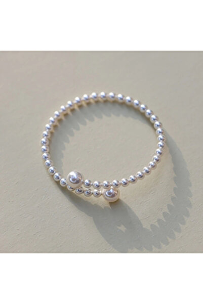 GlaMLo Accessories Brățară elegantă cu perle, design flexibil