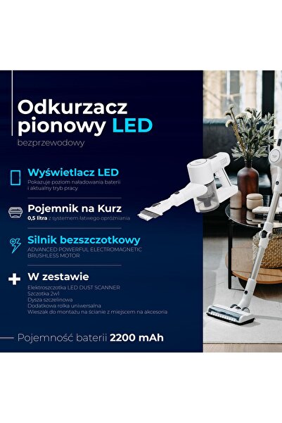 Other Aspirator ciclonic LED fără fir ADLER AD7060