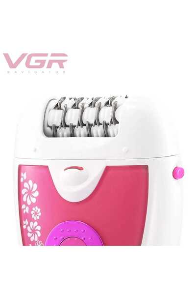 VGR 2-in-1 Cordless Hair Removal and Shaver for Women for Different Body Areas for Dry and Wet Use
