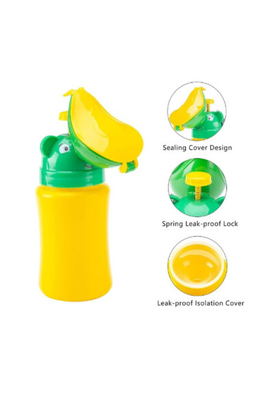 drool yellow portable potty for girls