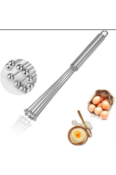 MODA OZY Ball Beater Stainless Steel- |   Wire Whisk with Ergonomic Handle