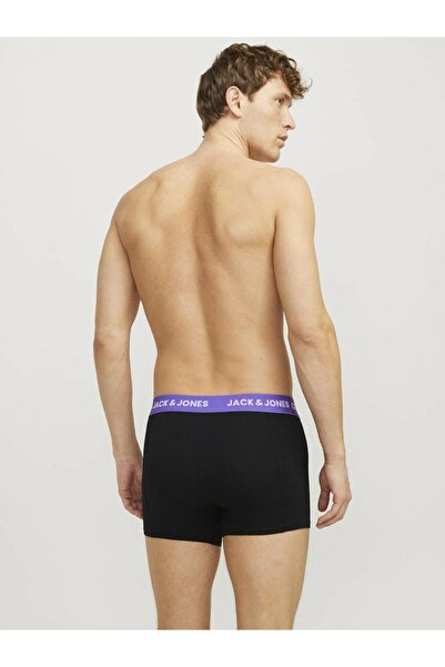 Jack & Jones Jack Jones Jacaxel Solid Trunks 3 Pack Sn férfi fekete boxer 12268482-02