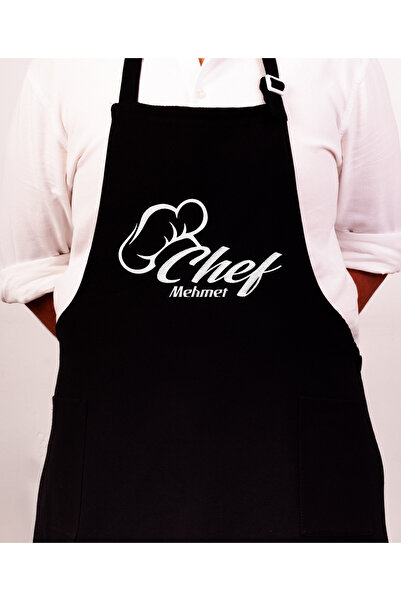 Artex Kişiye ve İsme Özel İsim Nakışlı Mutfak Kafe Chef Barista Garson Çiçekçi Kuaför Önlüğü Şef1