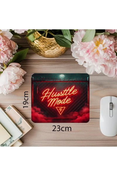 Wisdom Rain لوحة ماوس نيون مع روح العمل المكثف - 19 × 23 سم 2 مم مستطيلة مطبوعة مستوردة