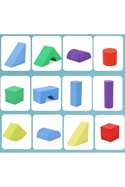 Flippy Set Blocuri de Constructie din Spuma EVA, Flippy, 29 de Piese,Interactive, 24.5x16x3.7 cm,Multicolor