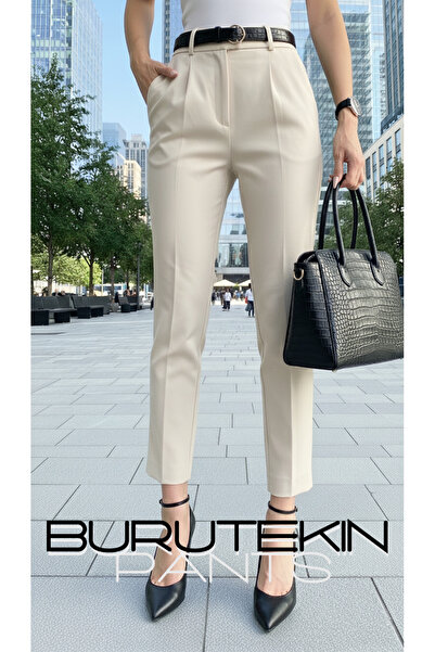 BTN BURUTEKİN 99 KADIN PALAZZO PANTALON ESNEK LİKRALI KUMAŞ