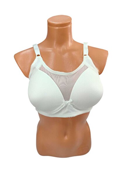 wear treasure Σουτιέν C CUP χωρίς ενδύματα συγκράτησης, με λεπτομέρεια από τούλι στο μπροστινό μέρος, με σχέδιο κηρήθρας, με σύρματα στο πλάι για στήριξη και σύρματα συγκράτησης