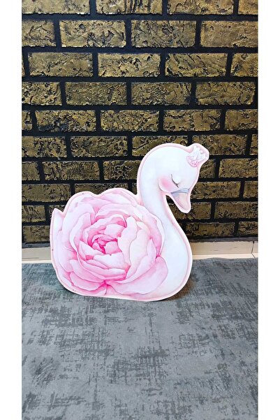 Bolat Dijital Pembe Kuğu Ayaklı Maket 40CM